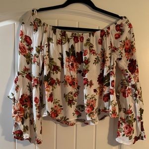 Flowery Crop Top
